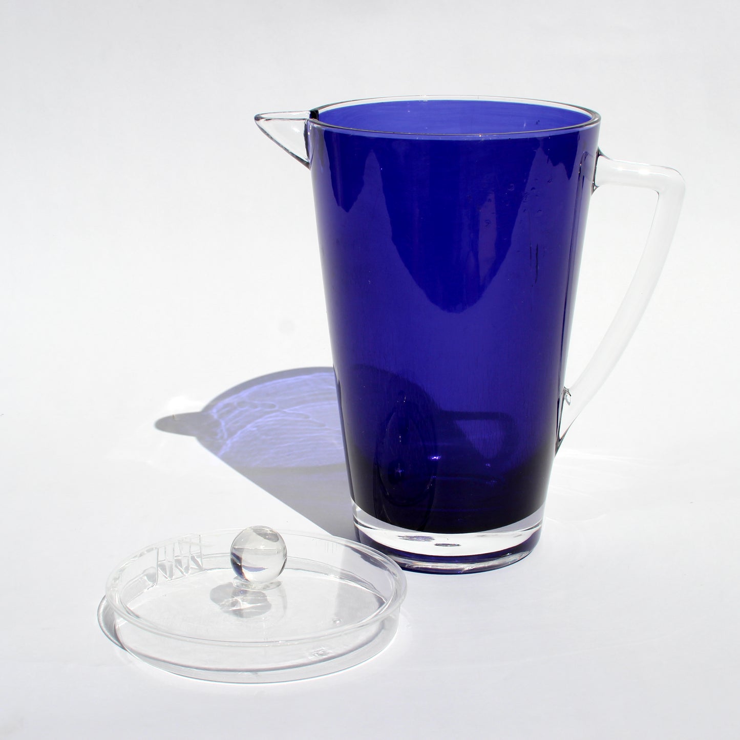 indigo acrylic pitcher