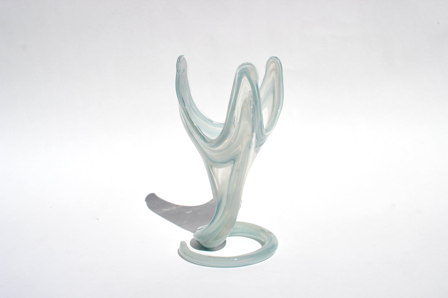 swirl glass sculpture