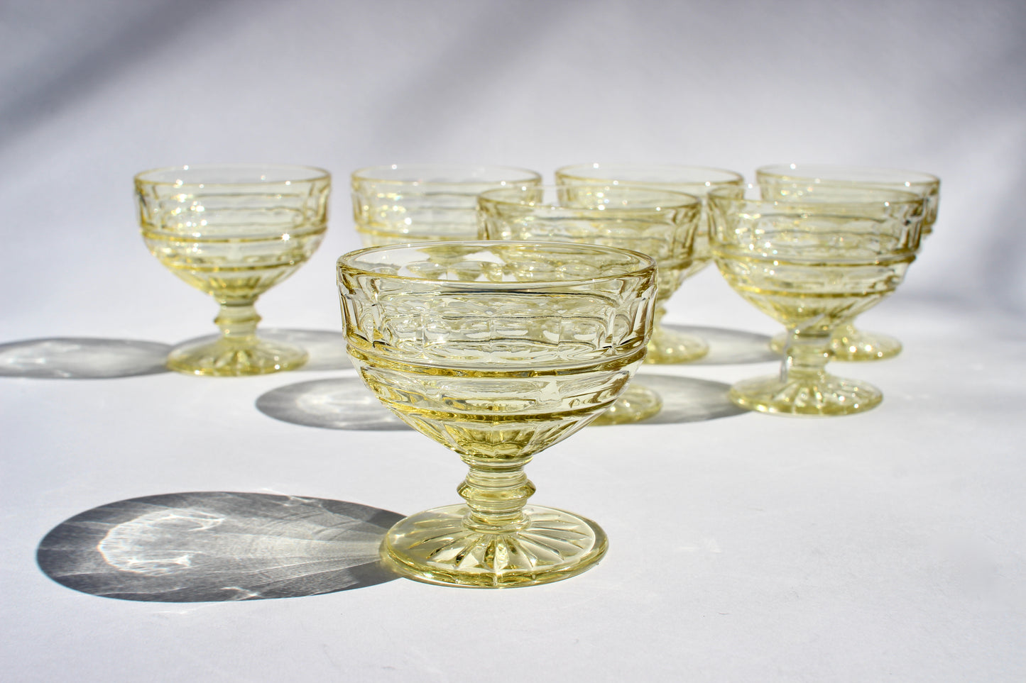 buttercup glass coupe set (7)