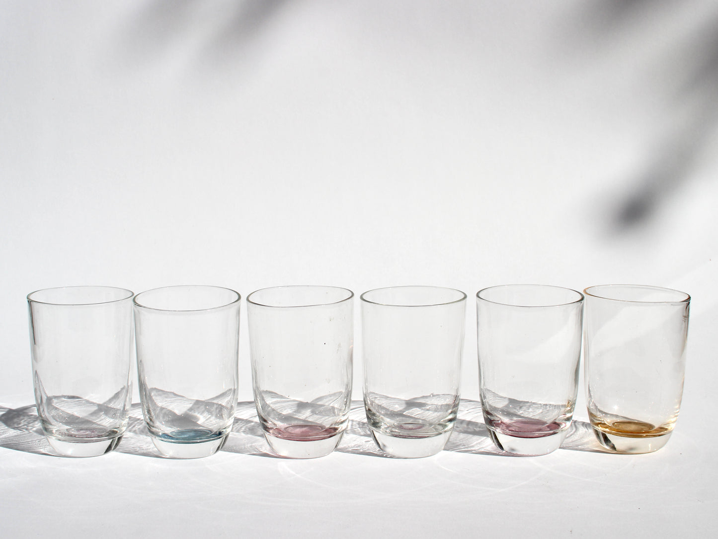 rainbow juice glasses (6)