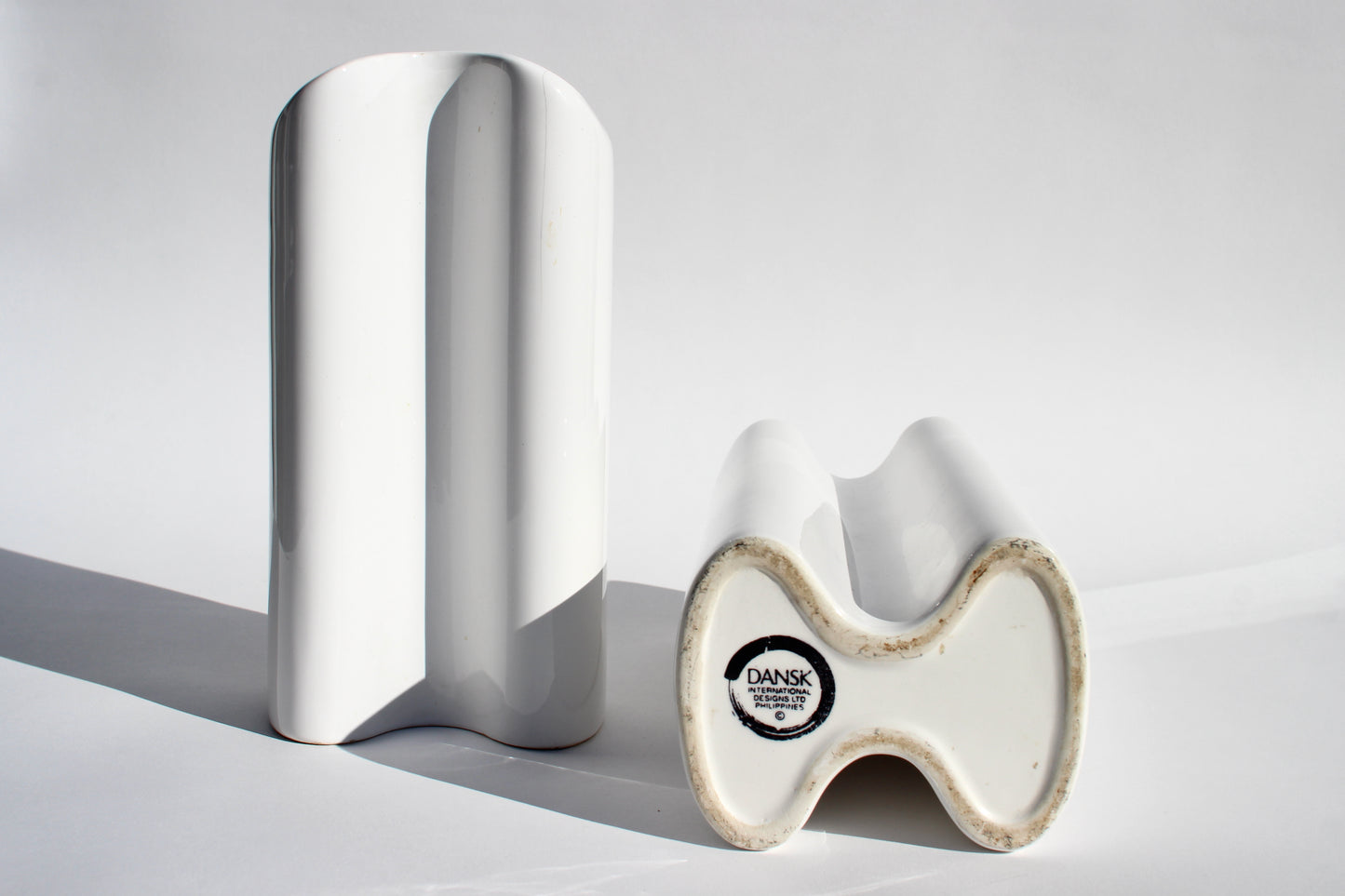 sculptural porcelain vase set