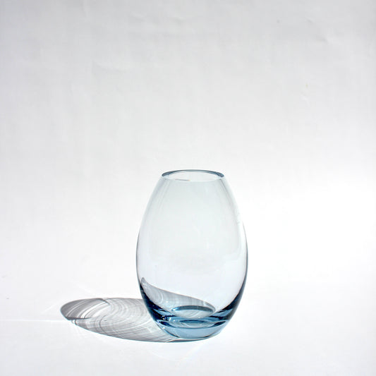 danish holmegaard icy blue vase