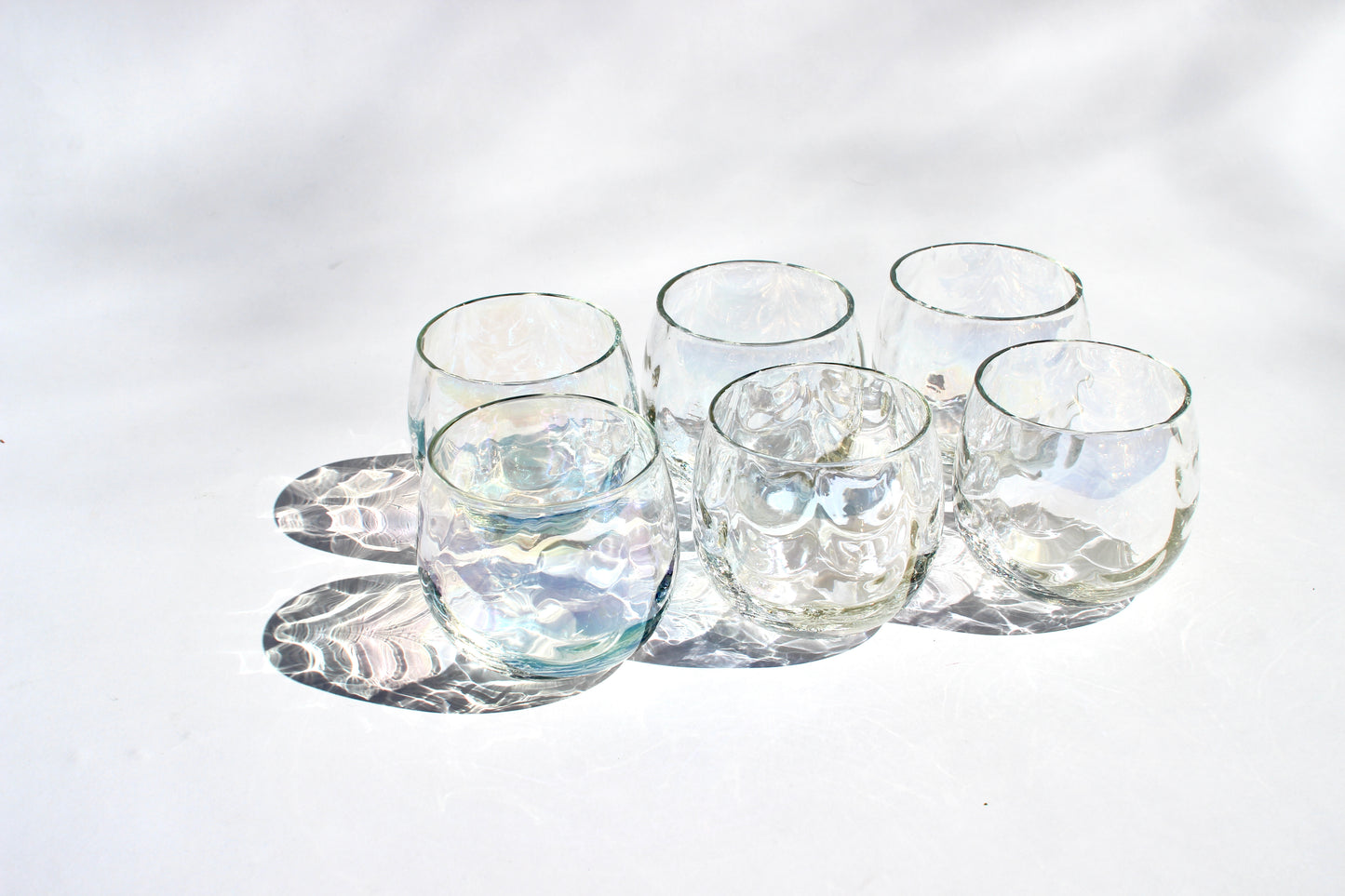 iridescent roly-poly punch cups (6)