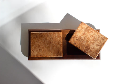 burl wood box