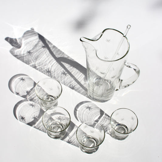 starburst martini set
