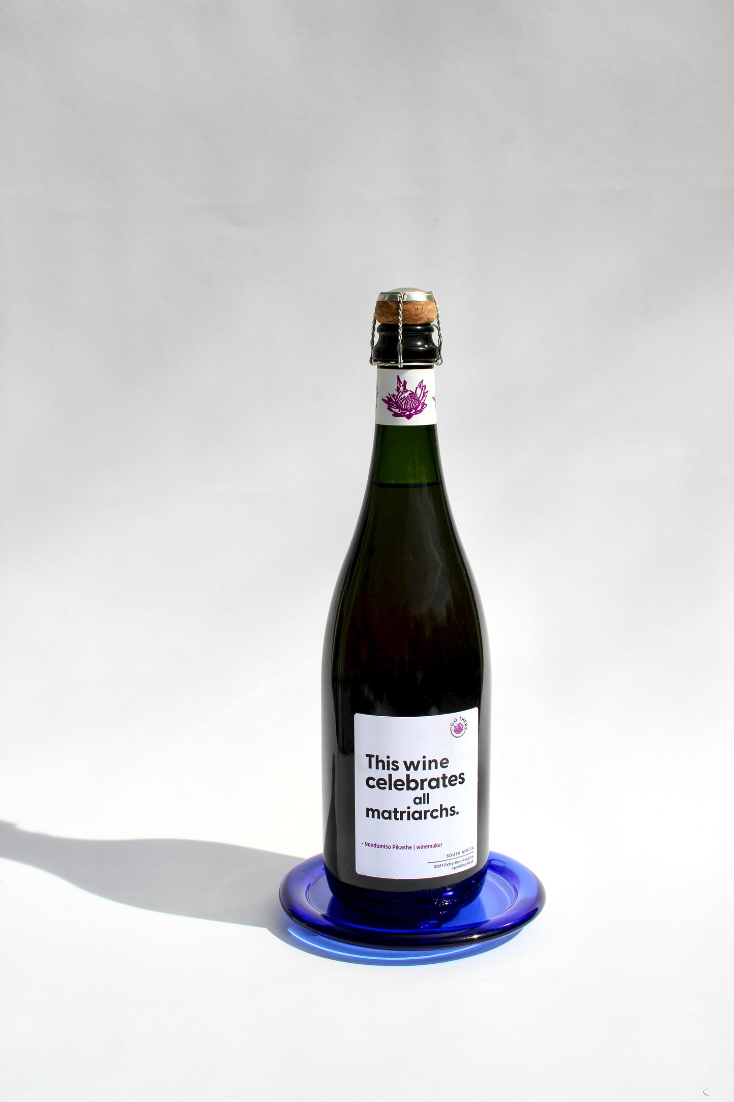 glass wine coaster
