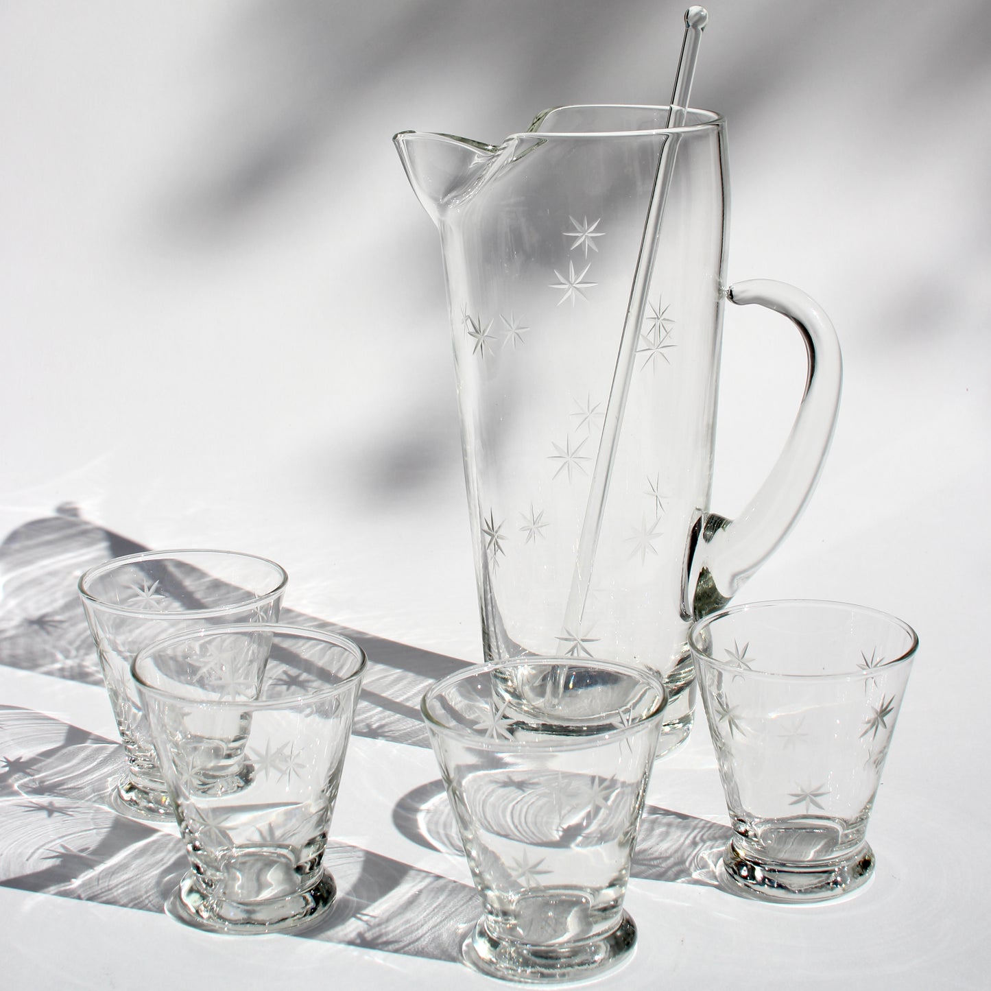 starburst martini set