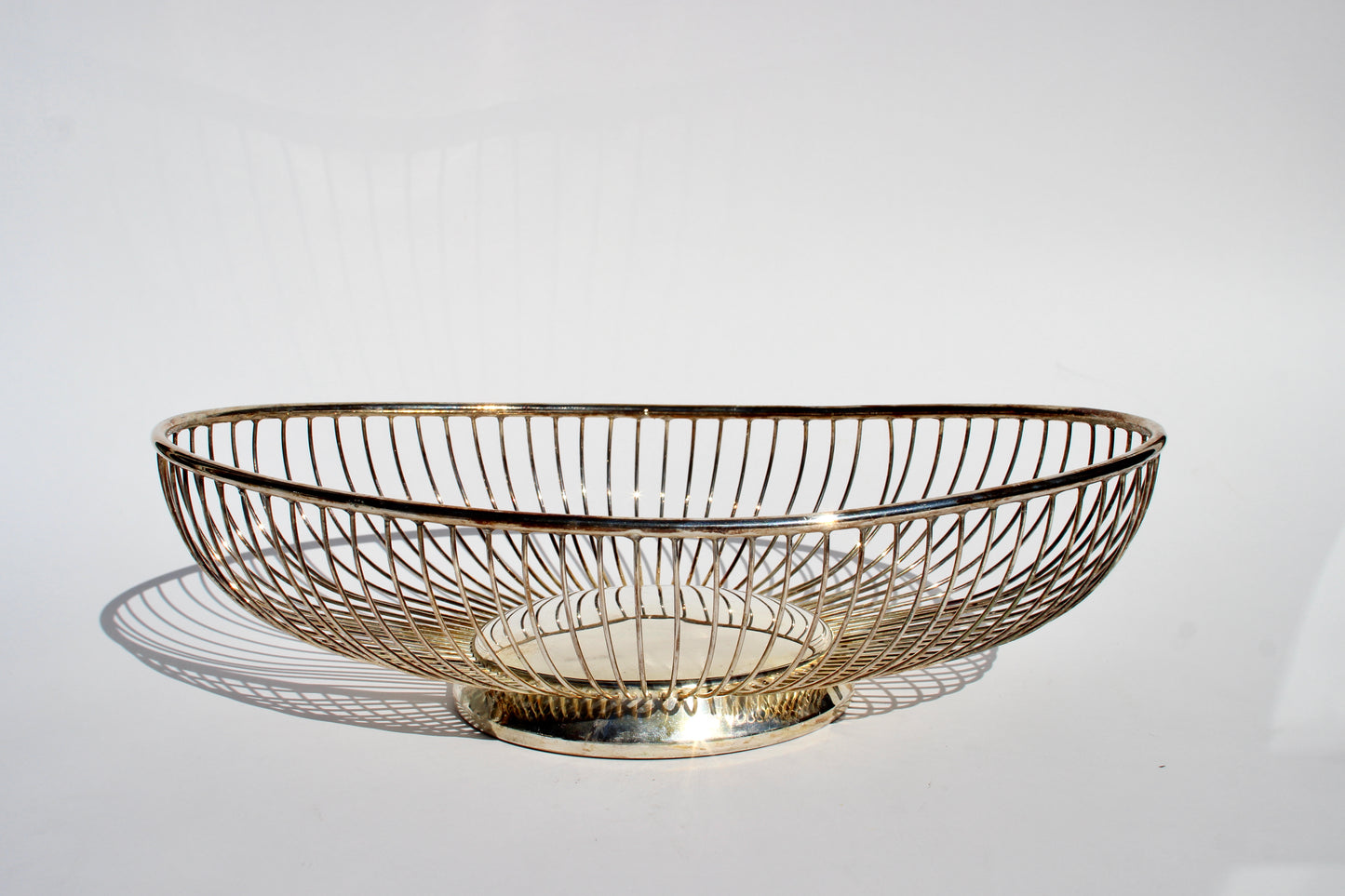 silver italian wire basket