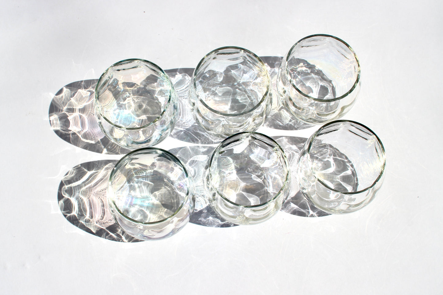 iridescent roly-poly punch cups (6)