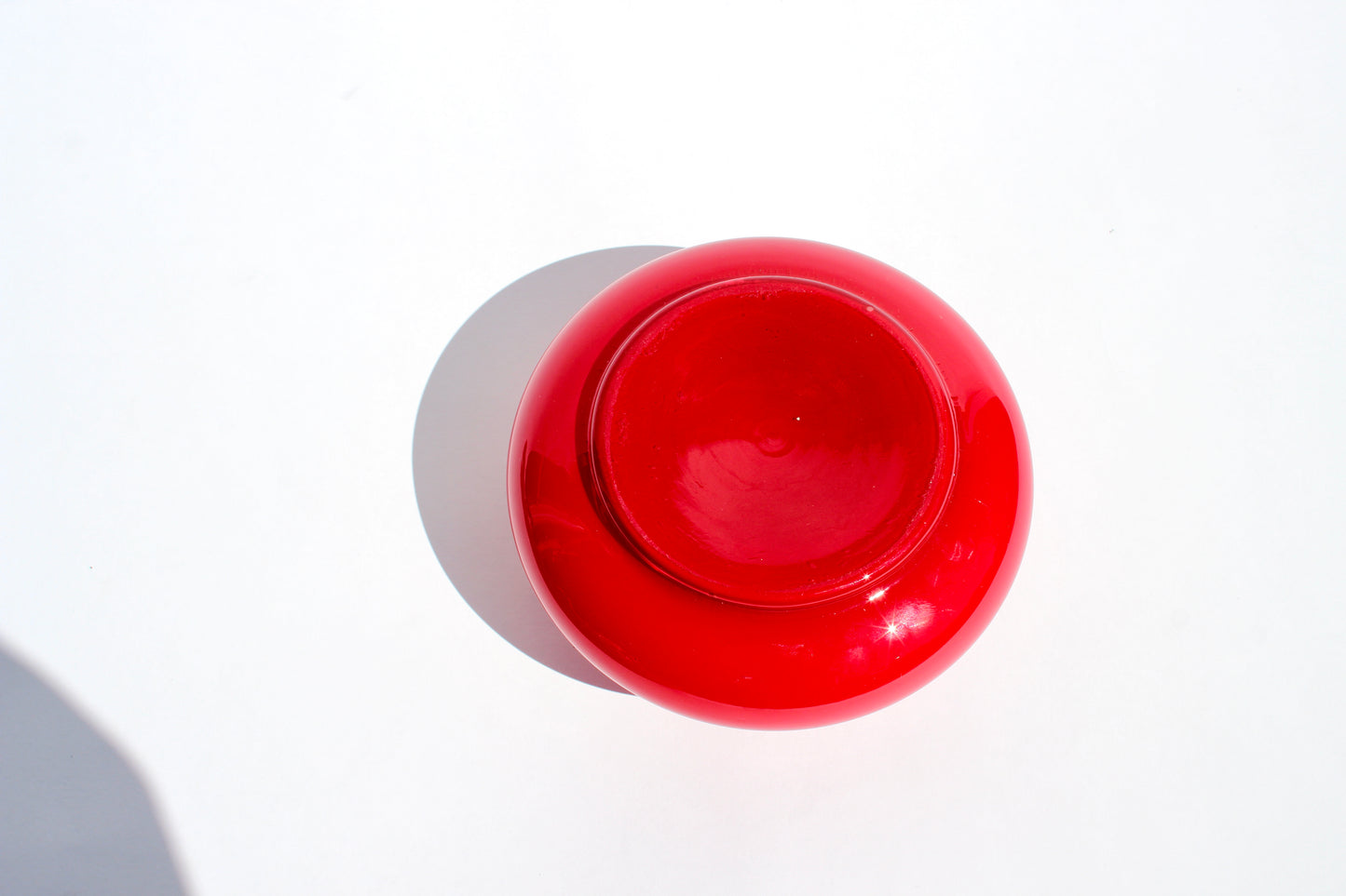 petite red bud vase