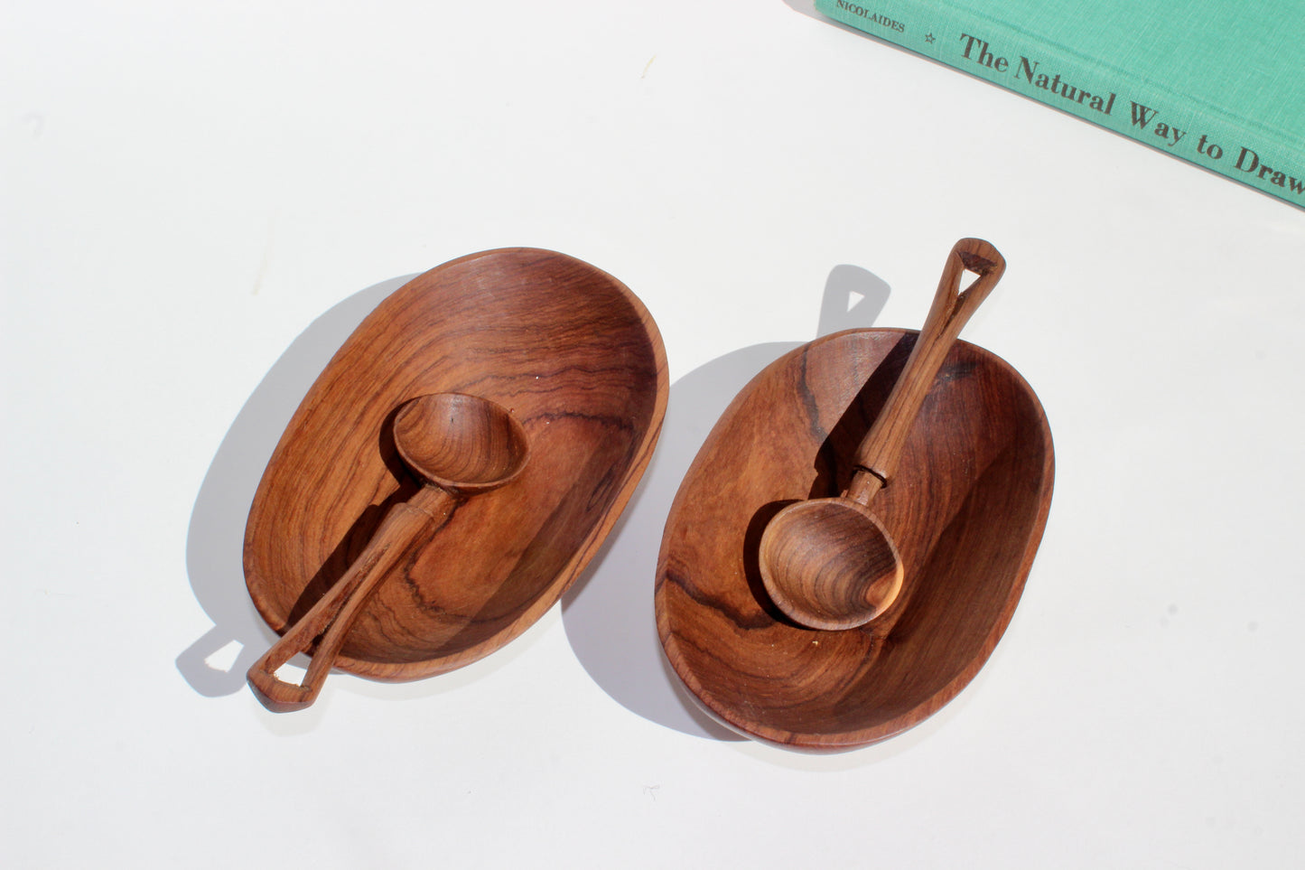wood pinch bowl + spoon set