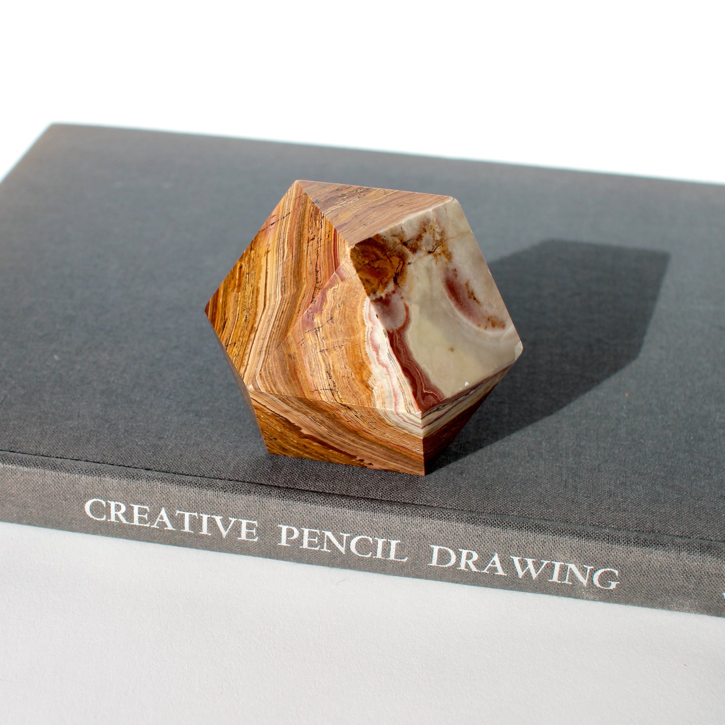 onyx geo paperweight