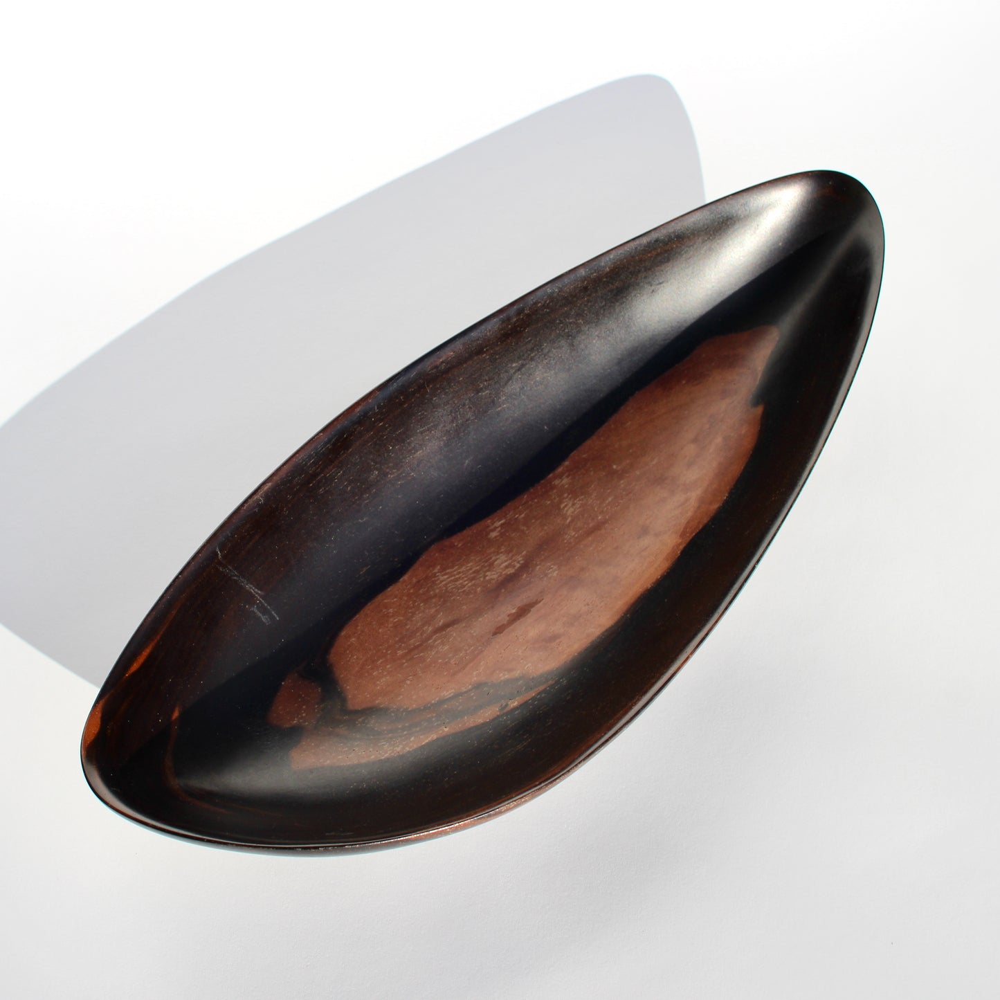 midcentury wooden bowl