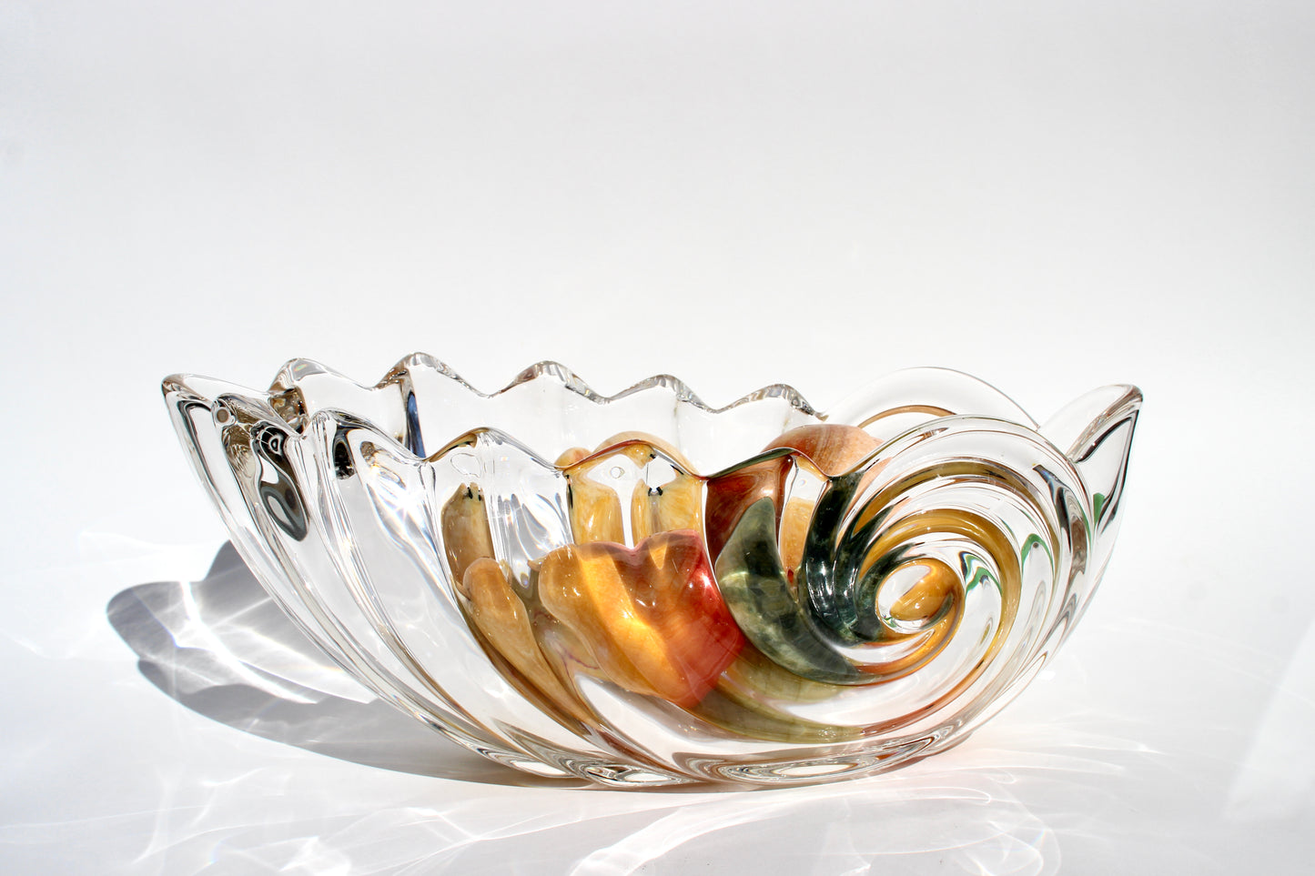 nautilus crystal console bowl