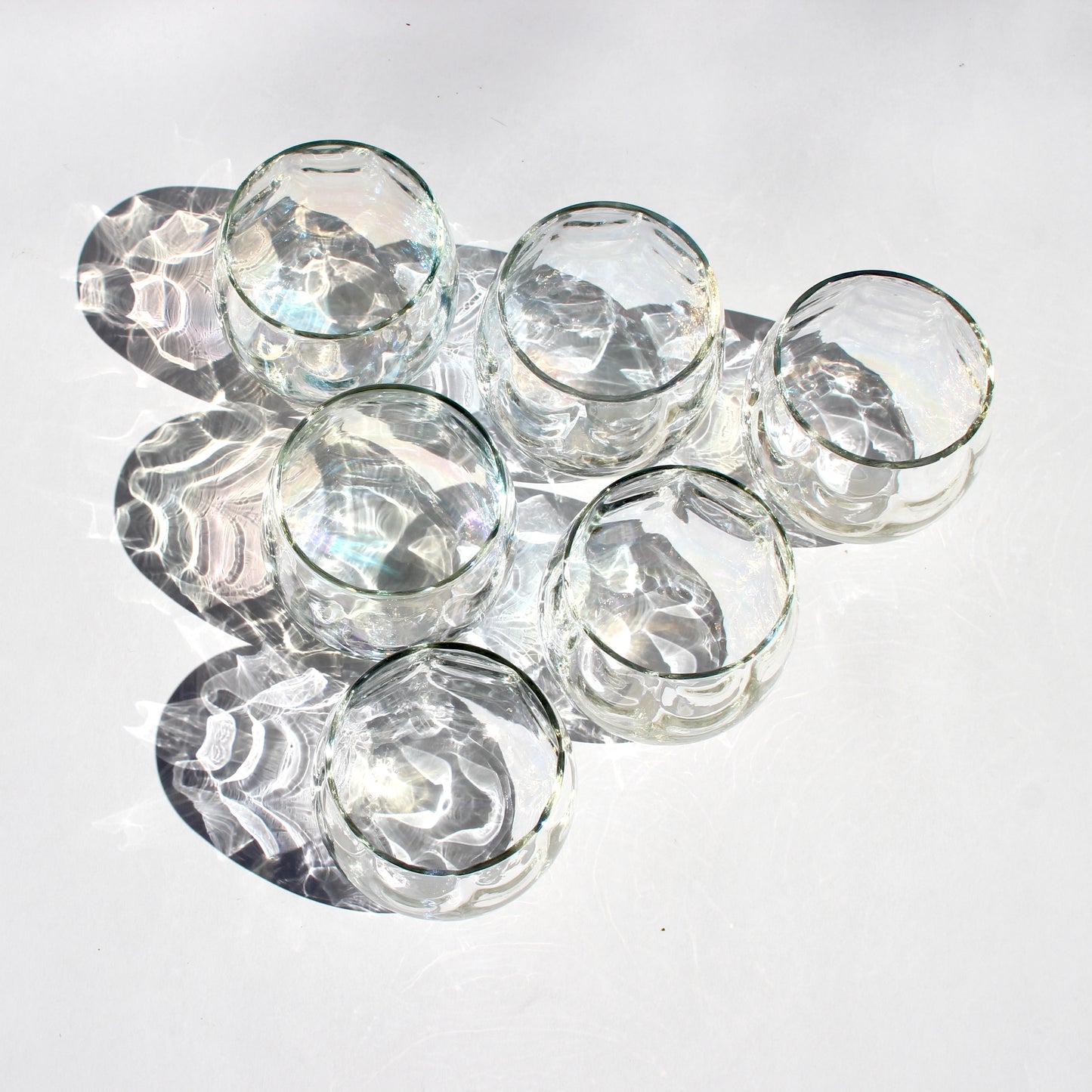 iridescent roly-poly punch cups (6)