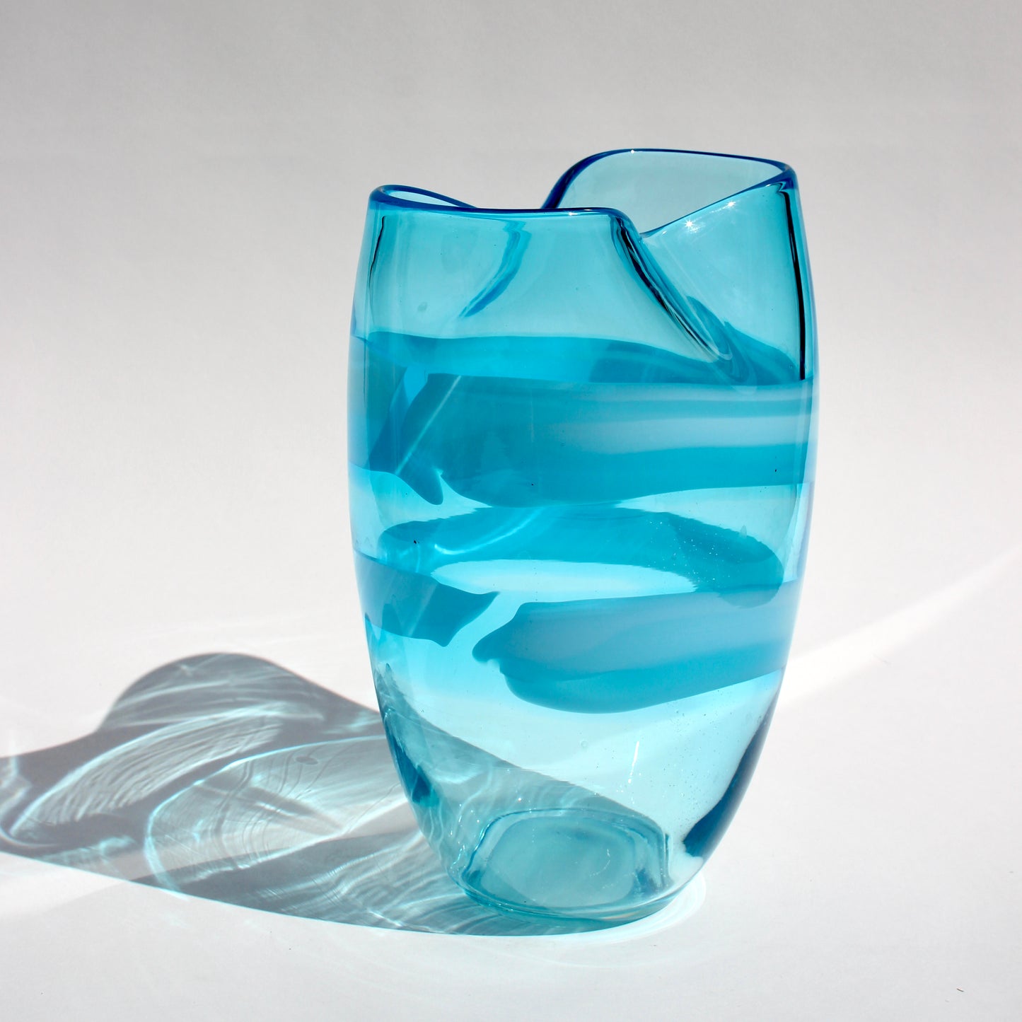 ribbon spiral vase