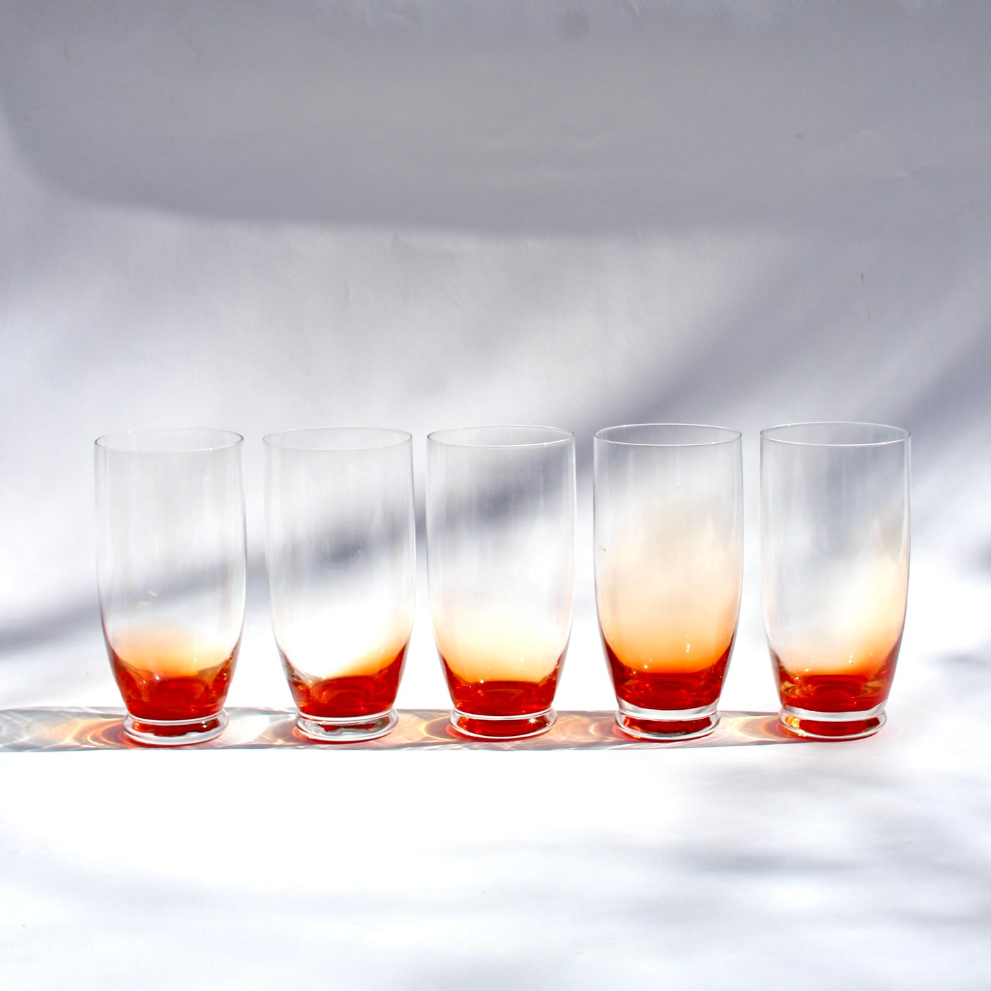 orange fade tumblers (5)