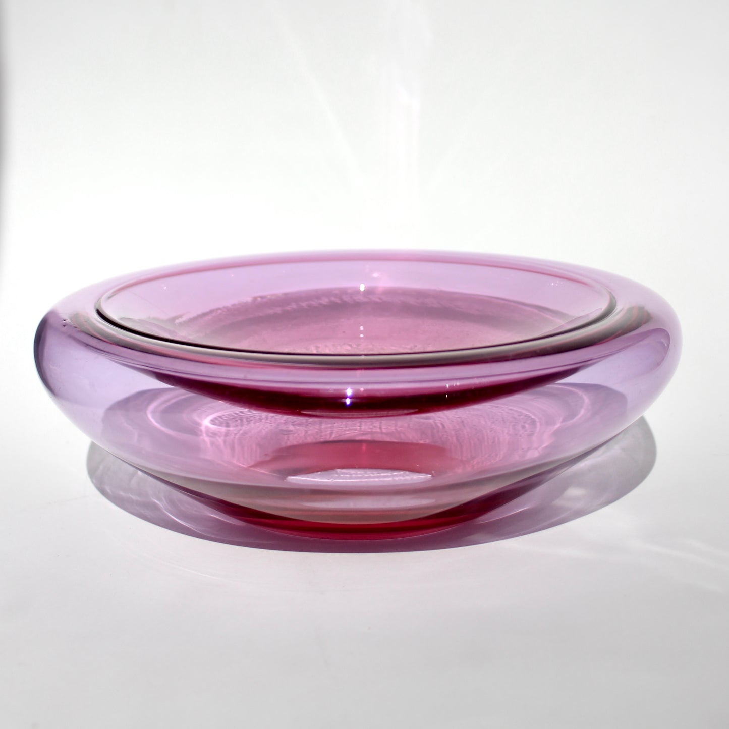 floating glass bowl