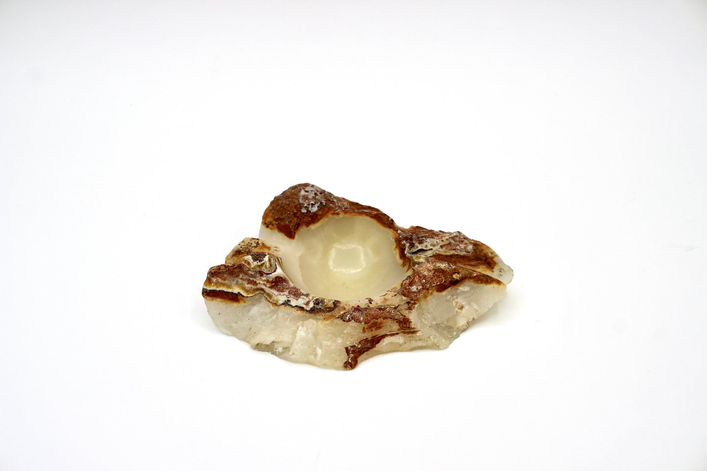 organic stone trinket dish