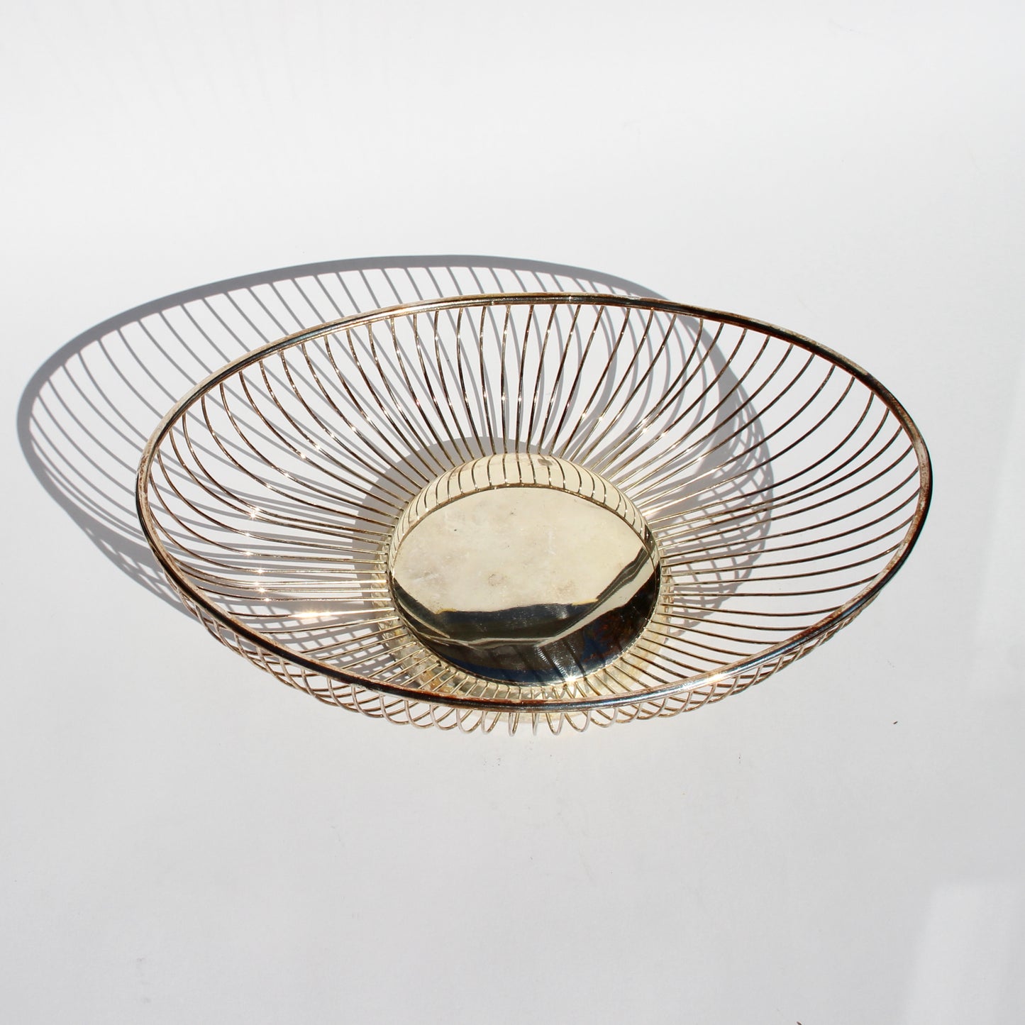 silver italian wire basket