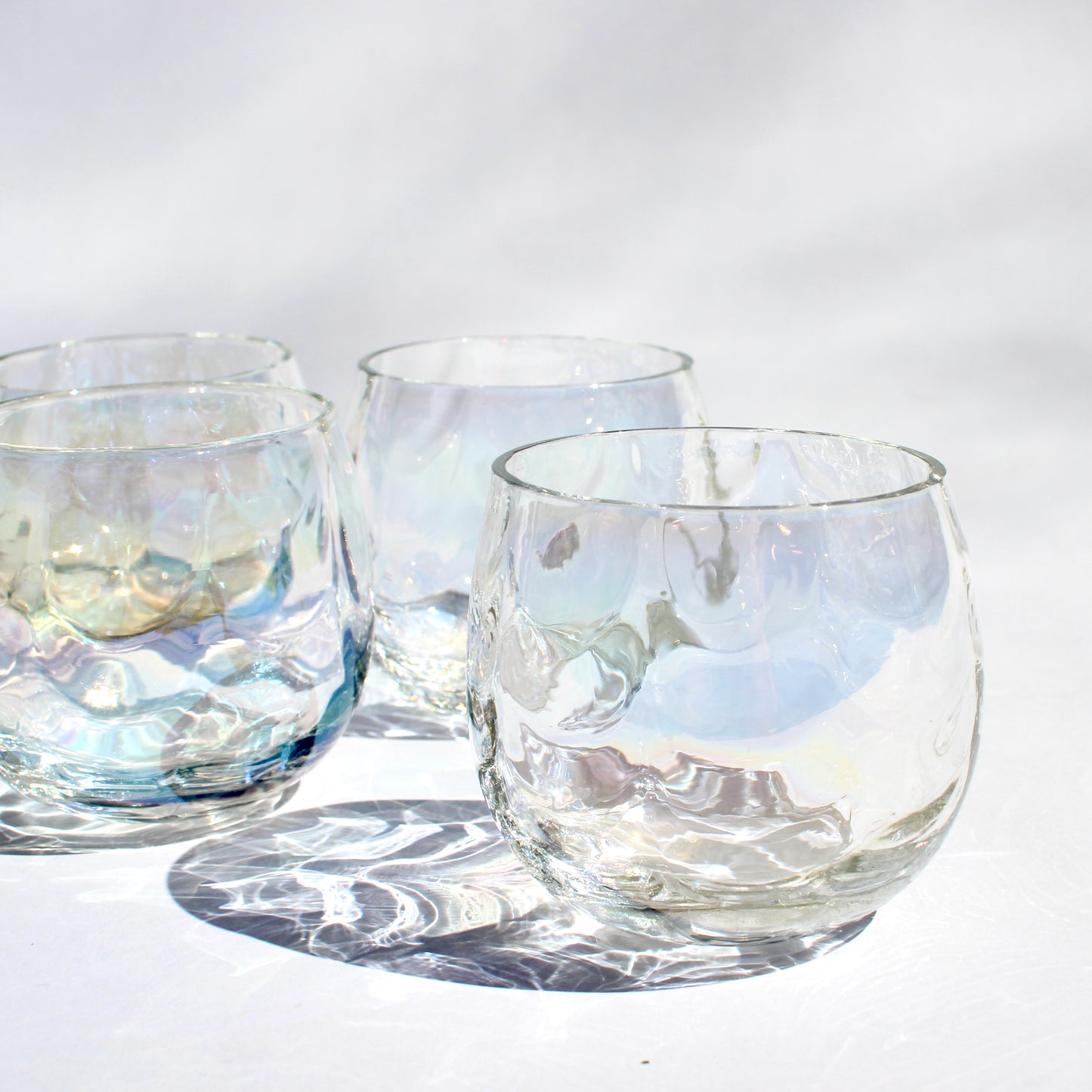 iridescent roly-poly punch cups (6)