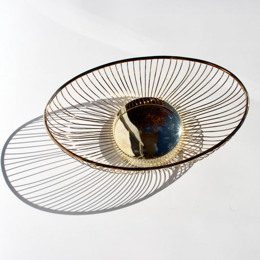 silver italian wire basket