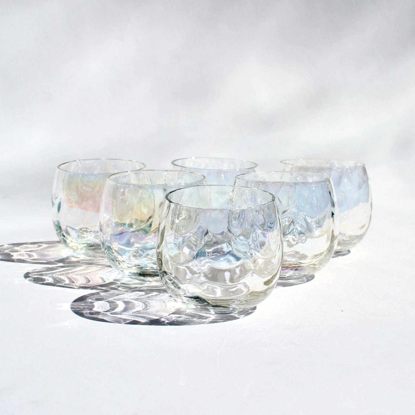 iridescent roly-poly punch cups (6)