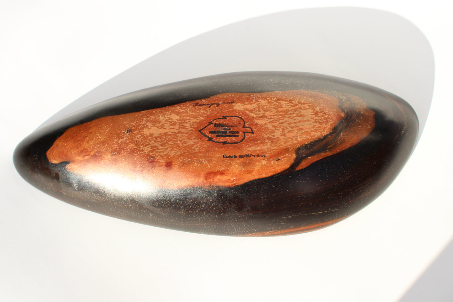 midcentury wooden bowl