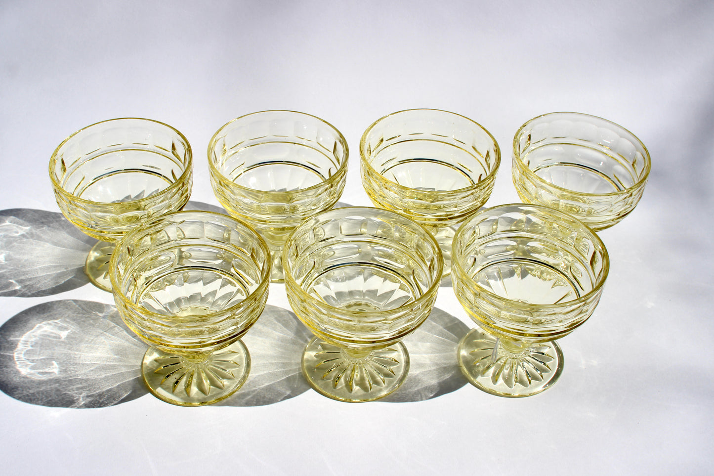 buttercup glass coupe set (7)